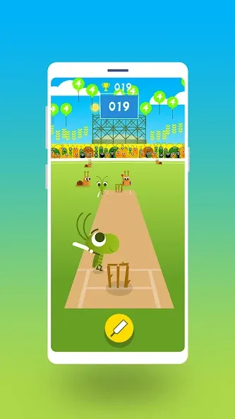 Cric Game - Doodle Cricket (Крик Гейм)  [МОД Mega Pack] Screenshot 1