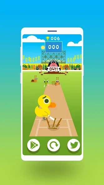 Cric Game - Doodle Cricket (Крик Гейм)  [МОД Mega Pack] Screenshot 2