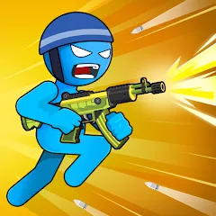 Взломанная Stick Shooter: Battle Game (Стик Шутер)  [МОД Бесконечные монеты] - полная версия apk на Андроид