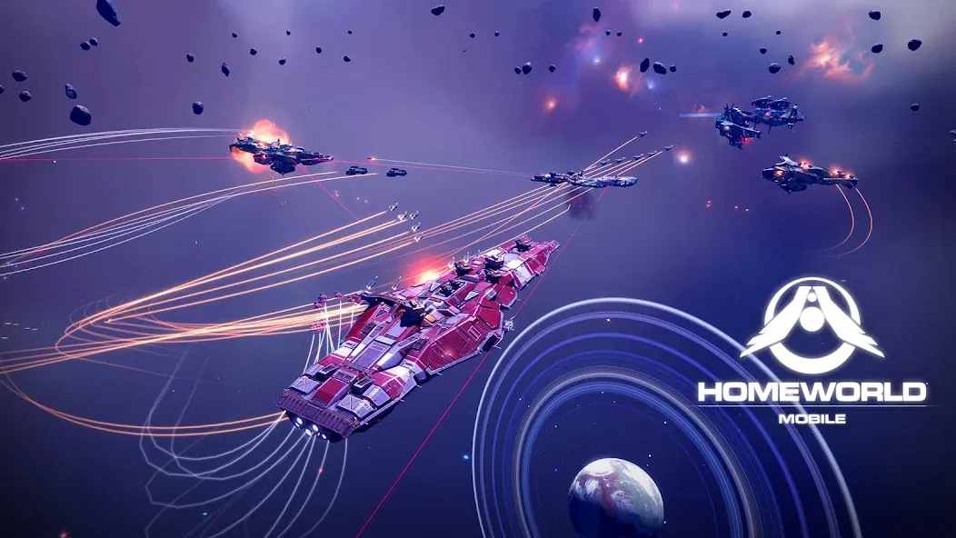 Homeworld Mobile: Sci-Fi MMO (Хоумворлд Мобаил)  [МОД Unlocked] Screenshot 1