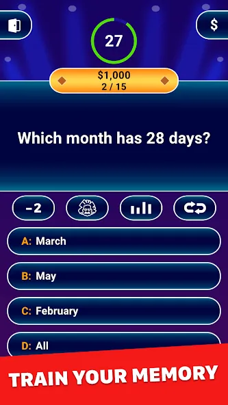 Millionaire 2024: Trivia Game  [МОД Много монет] Screenshot 3