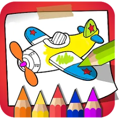 Взломанная Coloring Book - Kids Paint  [МОД Unlocked] - последняя версия apk на Андроид