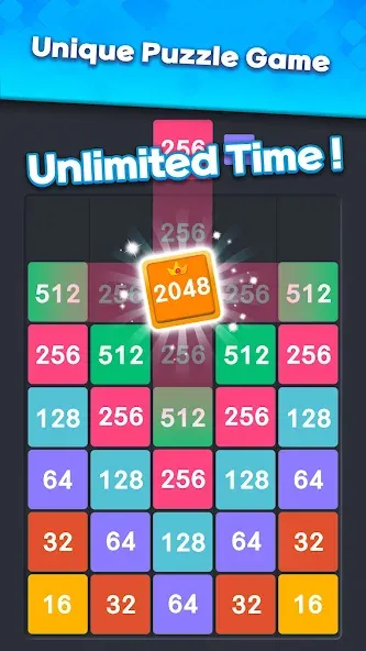 Drop Merge : Number Puzzle (Дроп Мердж)  [МОД Бесконечные монеты] Screenshot 1