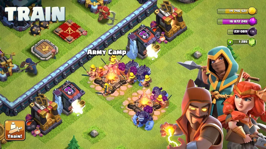 Clash of Clans (Клэш оф Клэнс)  [МОД Меню] Screenshot 5