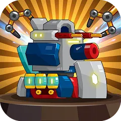 Взломанная Mini Robot Tank : idle (Мини Робот Танк)  [МОД Меню] - стабильная версия apk на Андроид