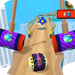 Скачать взломанную Rolling Balls 3D (Гоинг Боллс 3Д)  [МОД Mega Pack] - последняя версия apk на Андроид