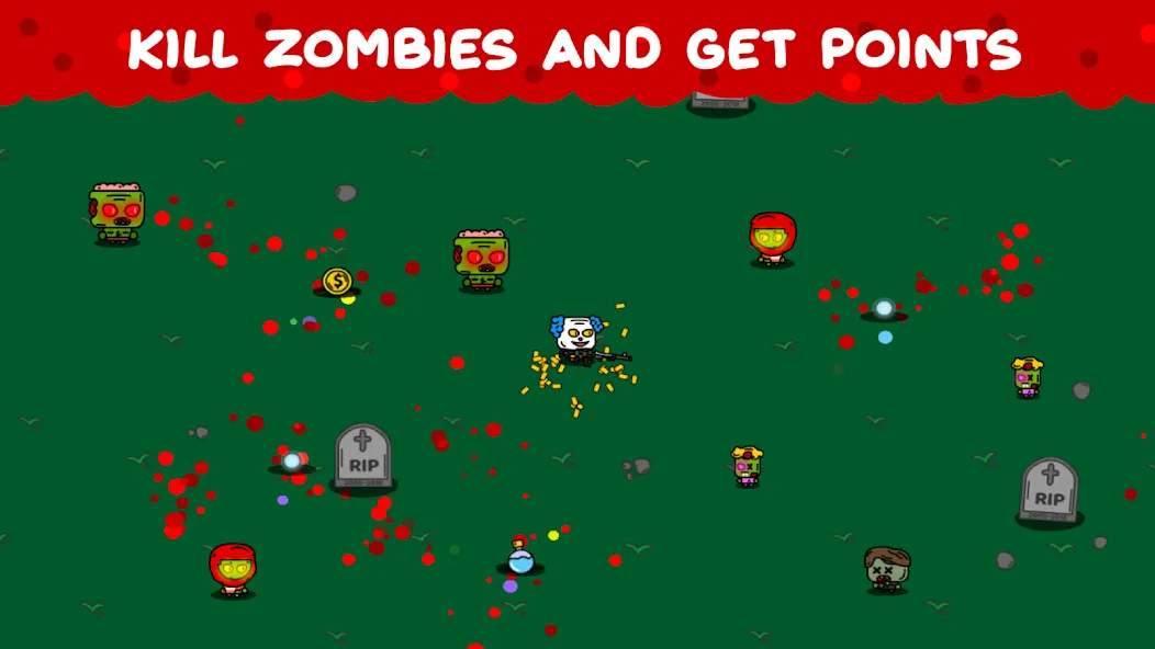 Zombie Loop - Shooter survival (Зомби Луп)  [МОД Бесконечные монеты] Screenshot 5