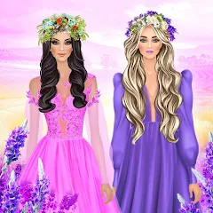 Взломанная Fashion Triple Match: Dress Up (Фэшн Мердж)  [МОД Много монет] - последняя версия apk на Андроид