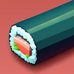 Скачать взломанную Sushi Roll 3D - Cooking ASMR (Суши Ролл 3D)  [МОД Много денег] - последняя версия apk на Андроид