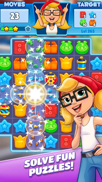 Subway Surfers Match (Сабвей Серферс Матч)  [МОД Все открыто] Screenshot 1