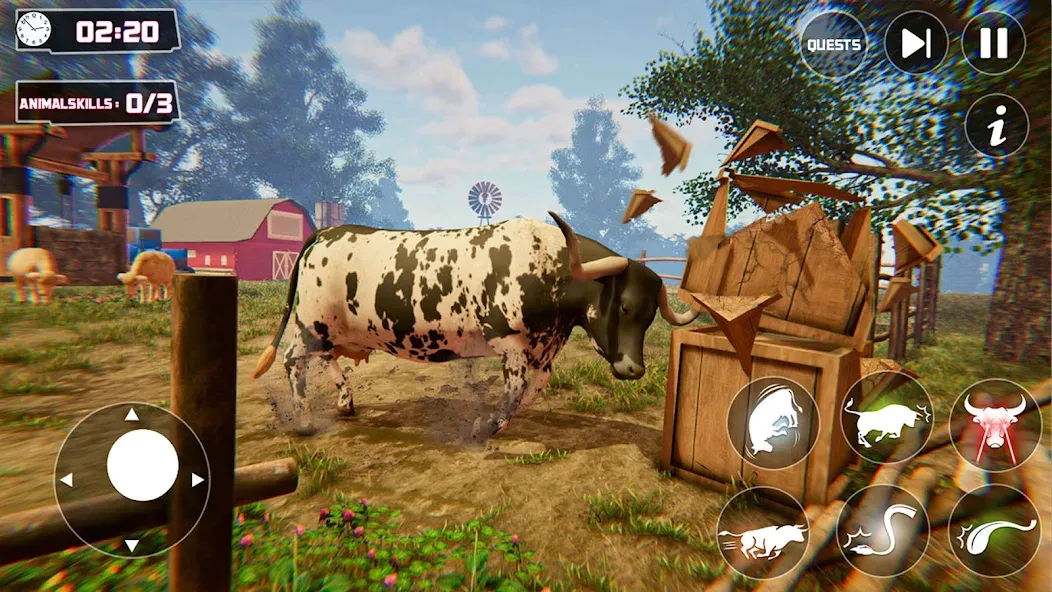 Scary Cow Simulator Rampage (Скари)  [МОД Меню] Screenshot 2