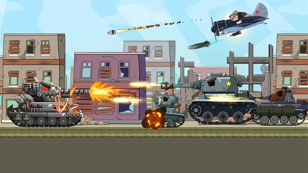 Tank Arena Steel Battle (Танковая Арена Стальное Сражение)  [МОД Unlimited Money] Screenshot 3