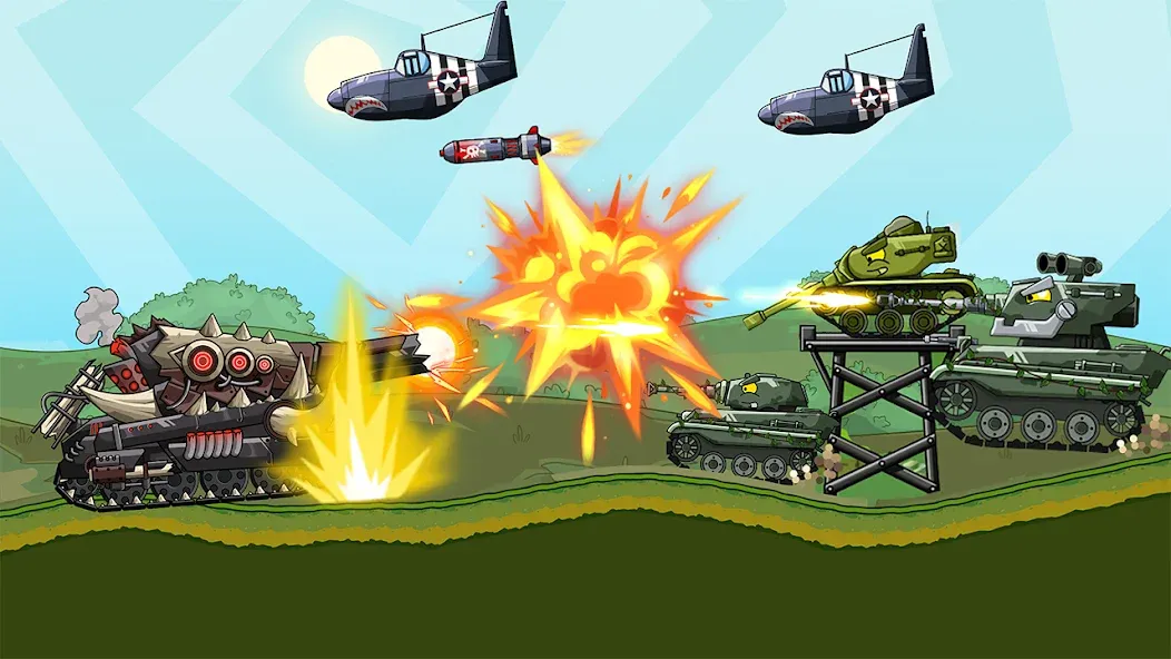 Tank Arena Steel Battle (Танковая Арена Стальное Сражение)  [МОД Unlimited Money] Screenshot 4