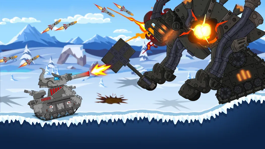 Tank Combat: War Battle (Танковый бой)  [МОД Много денег] Screenshot 5