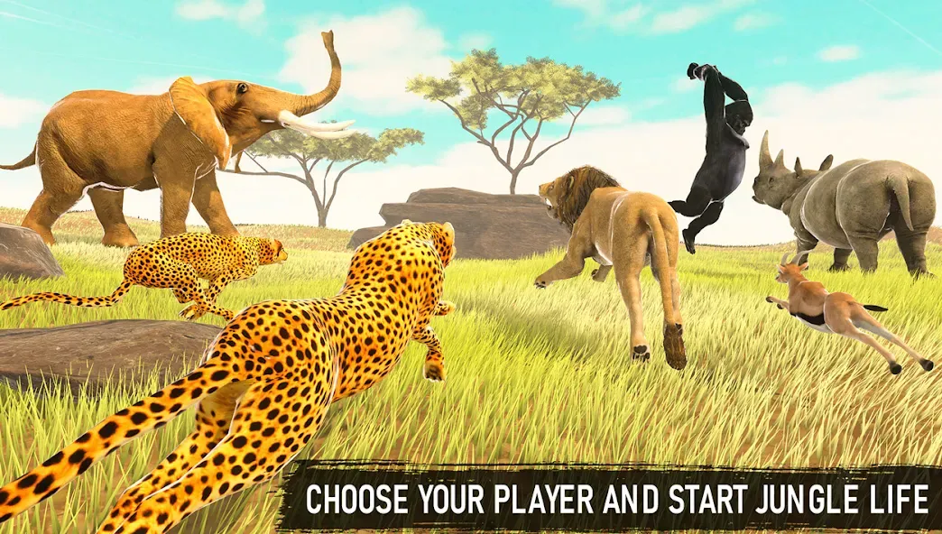 Savanna Safari: Land of Beasts (Саванна игра выживания животных)  [МОД Unlimited Money] Screenshot 3