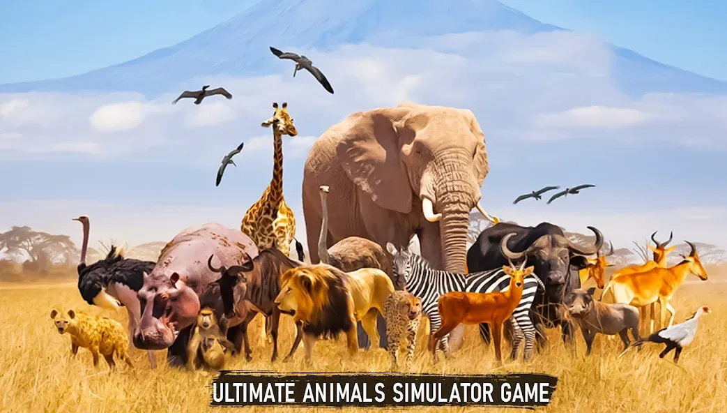 Savanna Safari: Land of Beasts (Саванна игра выживания животных)  [МОД Unlimited Money] Screenshot 5