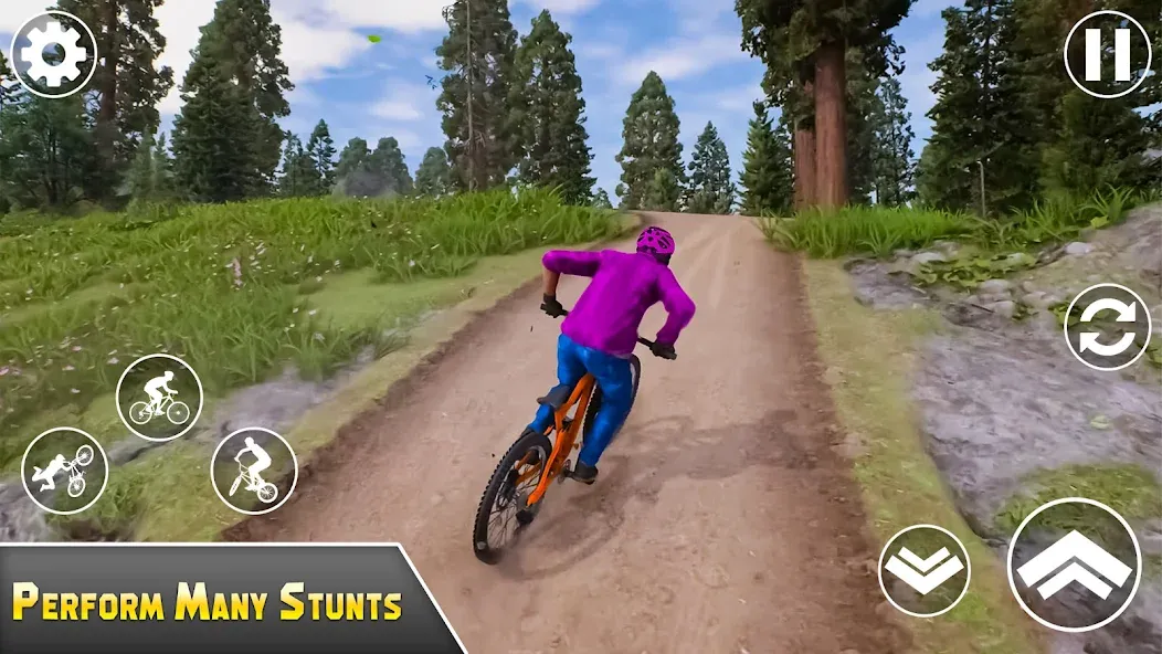 BMX Bicycle Games Offroad Bike  [МОД Много денег] Screenshot 4