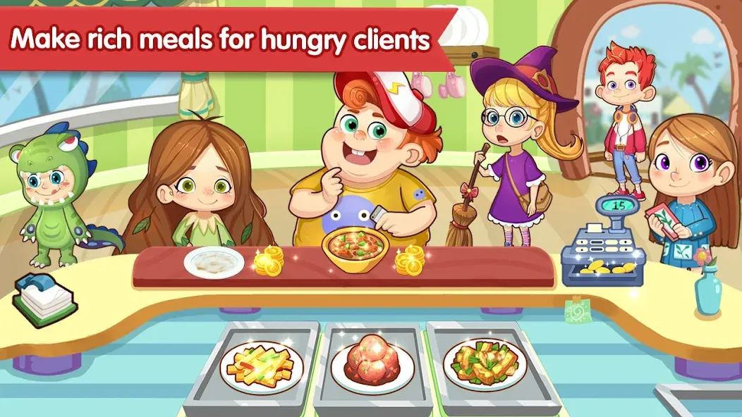 Happy Kitchen World  [МОД Меню] Screenshot 4