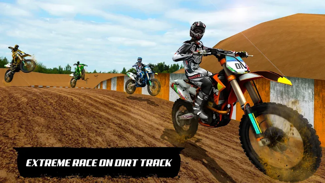 Motocross Dirt Bike Champions (Мотокросс Чемпионы Грязевых Мотоциклов)  [МОД Много монет] Screenshot 1