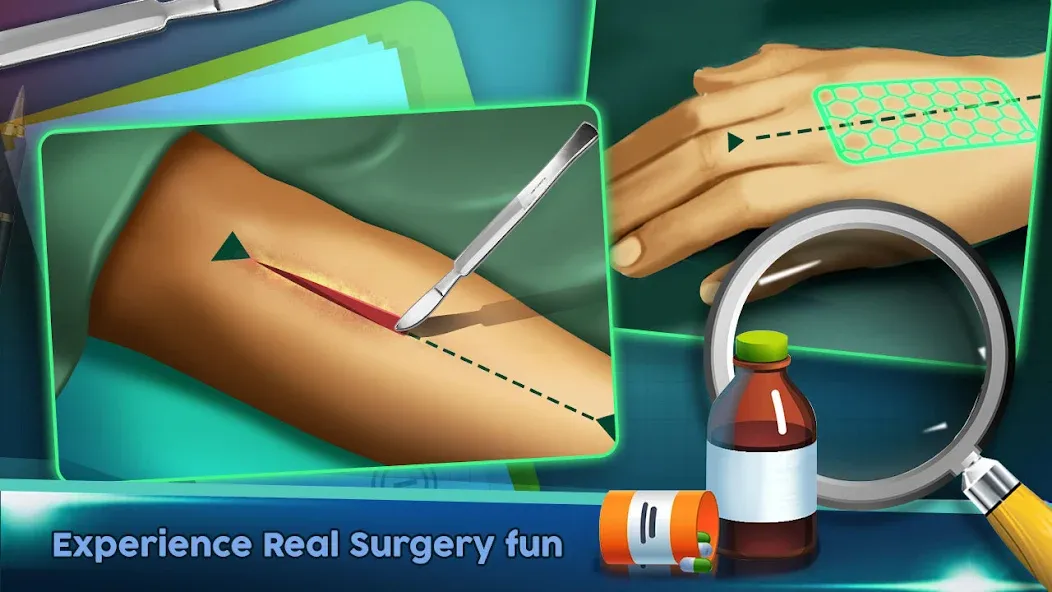 Surgery Doctor Simulator Games  [МОД Много монет] Screenshot 3