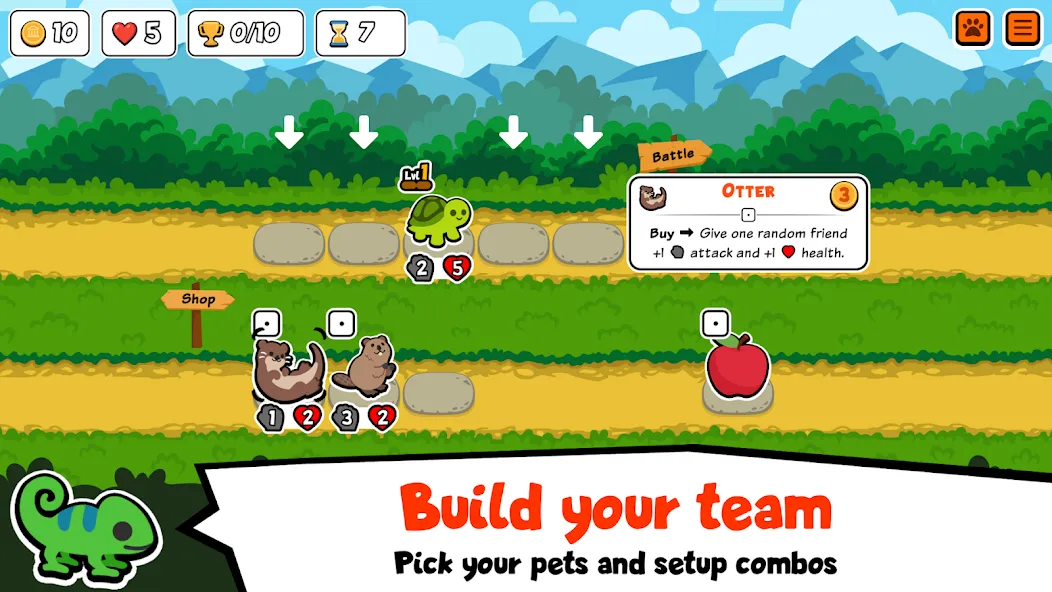 Super Auto Pets (упер Ауто Петс)  [МОД Бесконечные деньги] Screenshot 1