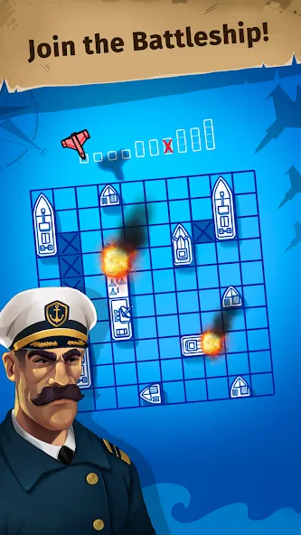 Sink the Fleet - Sea War  [МОД Бесконечные монеты] Screenshot 1