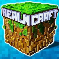 Взлом Mini Block Craft Realm Craft (РеалмКрафт)  [МОД Mega Pack] - последняя версия apk на Андроид