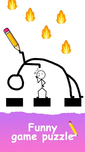 Save The Stick: Draw 2 Save (эйв Зе Стикман)  [МОД Unlimited Money] Screenshot 3