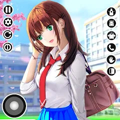 Скачать взлом Anime High School Life  [МОД Много монет] - последняя версия apk на Андроид