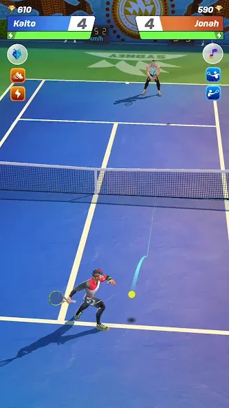 Tennis Clash: Multiplayer Game (Теннис Клаш)  [МОД Меню] Screenshot 1