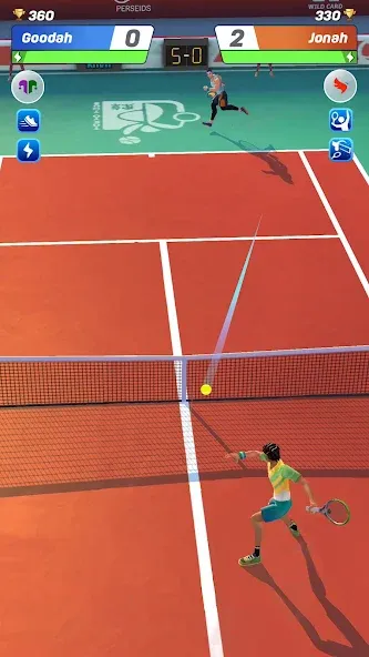 Tennis Clash: Multiplayer Game (Теннис Клаш)  [МОД Меню] Screenshot 2