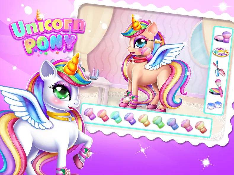 Unicorn Dress up Girls Game  [МОД Unlocked] Screenshot 1