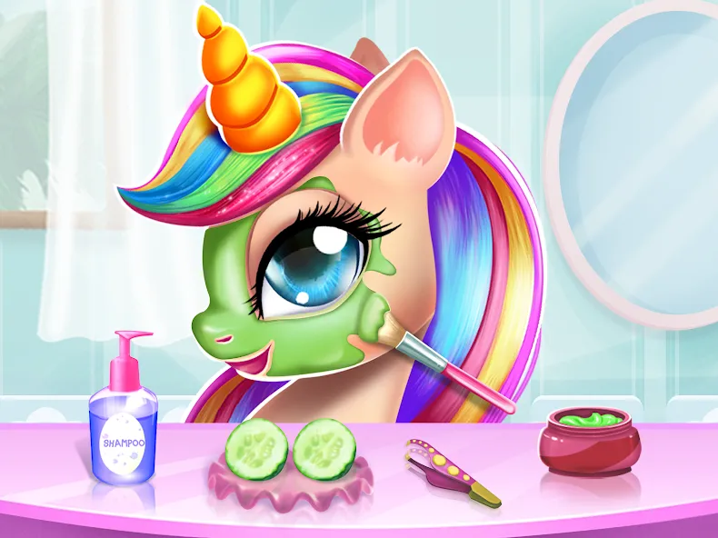 Unicorn Dress up Girls Game  [МОД Unlocked] Screenshot 3