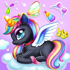 Взломанная Unicorn Dress up Girls Game  [МОД Unlocked] - последняя версия apk на Андроид