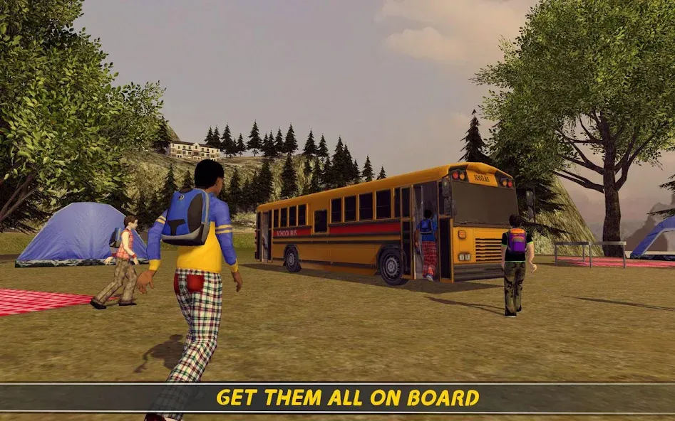 School Bus 16  [МОД Много монет] Screenshot 3