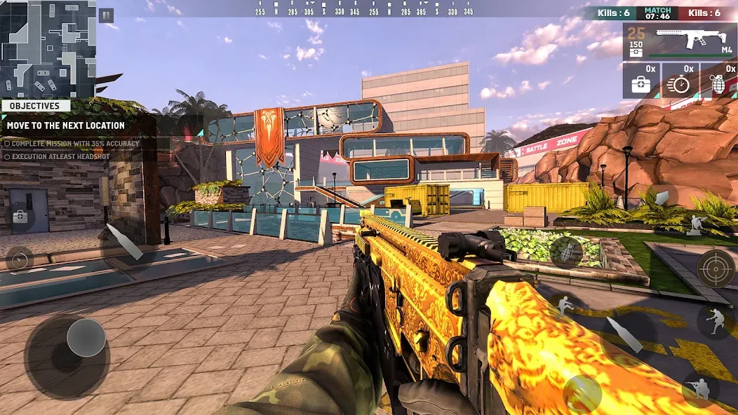 BattleZone: PvP FPS Shooter (Батлзон)  [МОД Много денег] Screenshot 2