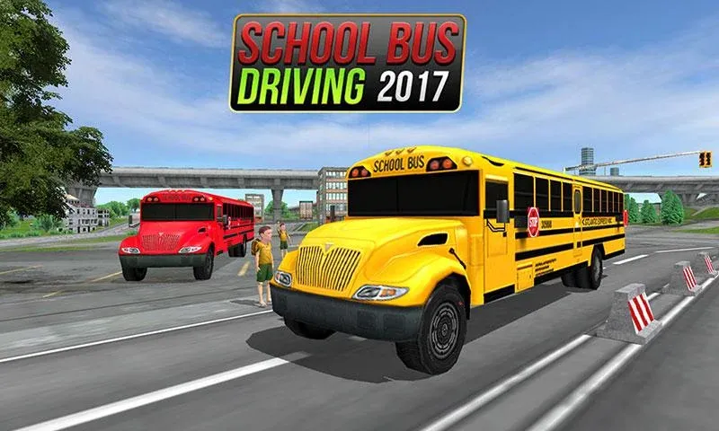 School Bus Driving Game  [МОД Бесконечные деньги] Screenshot 1