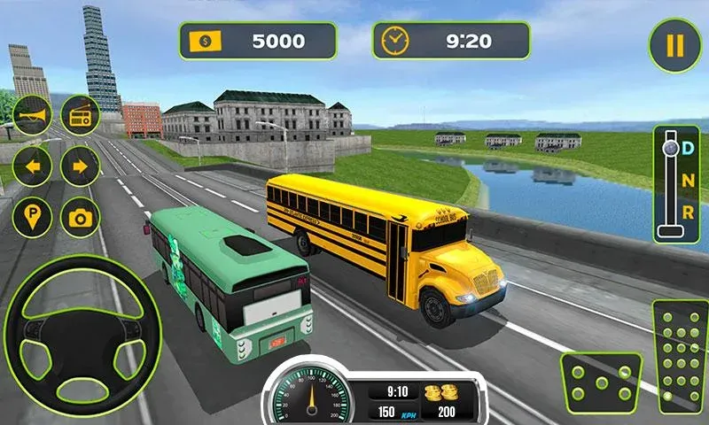 School Bus Driving Game  [МОД Бесконечные деньги] Screenshot 2