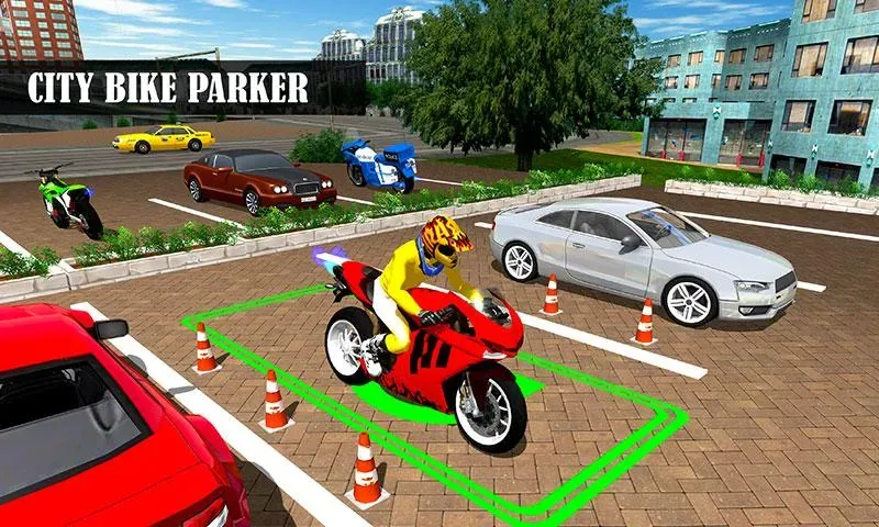 Bike Parking Moto Driving Game (Ларонг Парадахан нг Бисиклета)  [МОД Mega Pack] Screenshot 1