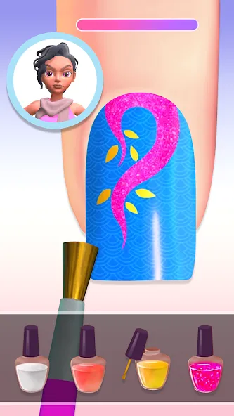 Nail Salon 3D  [МОД Бесконечные деньги] Screenshot 5