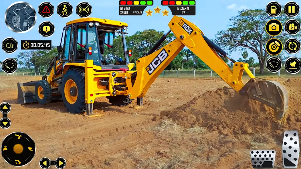 JCB Excavator Construction 3D  [МОД Unlocked] Screenshot 2