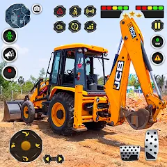 Скачать взлом JCB Excavator Construction 3D  [МОД Unlocked] - полная версия apk на Андроид