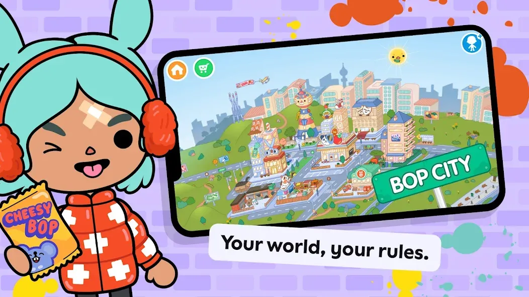 Toca Boca World (Тока Лайф Ворлд)  [МОД Много денег] Screenshot 1