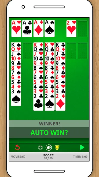 SOLITAIRE CLASSIC CARD GAME  [МОД Unlimited Money] Screenshot 3