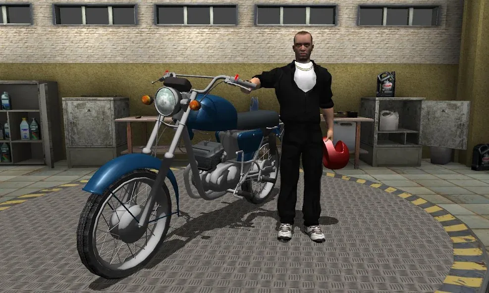 Russian Moto Traffic Rider 3D  [МОД Меню] Screenshot 2