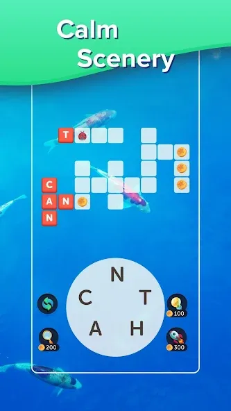 Puzzlescapes Word Search Games (Паззлскейпс Ворд Срч Геймс)  [МОД Unlimited Money] Screenshot 4