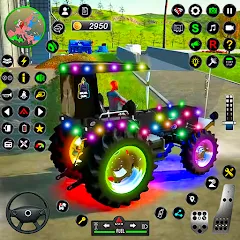 Скачать взломанную Tractor Farming Games 2023  [МОД Меню] - последняя версия apk на Андроид