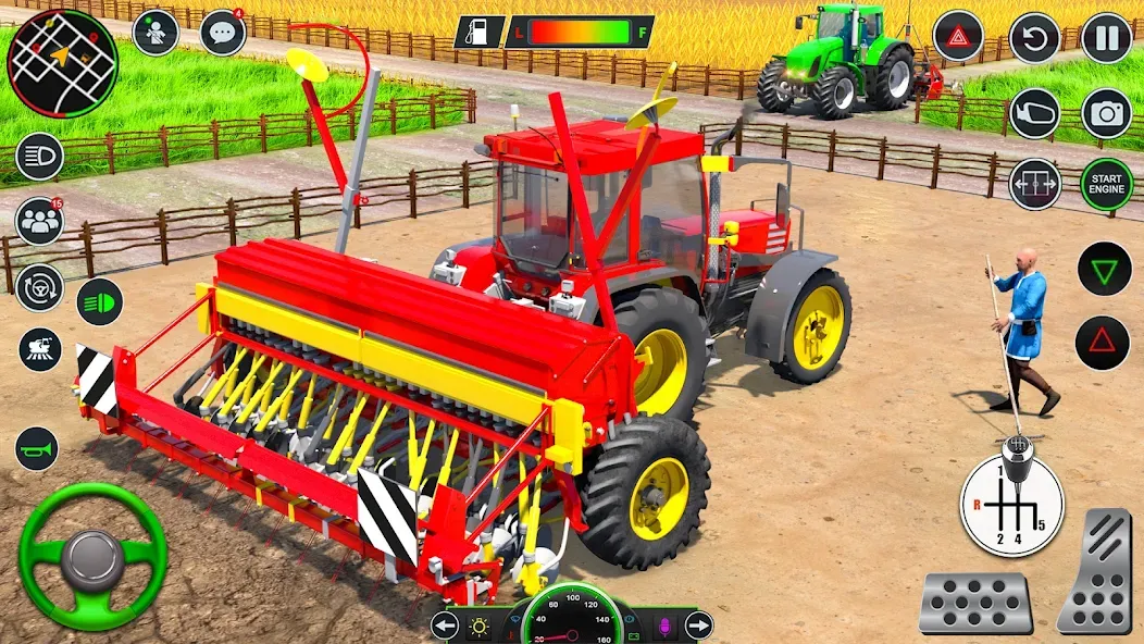 Real Tractor Driving Games (Риал Трактор Драйвинг Геймс)  [МОД Unlocked] Screenshot 2