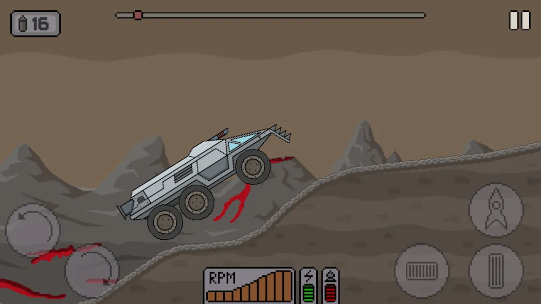 Death Rover: Space Zombie Race (Дэт Ровер)  [МОД Бесконечные монеты] Screenshot 5