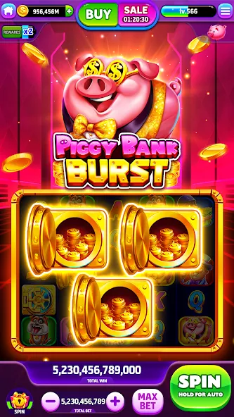 Spin To Rich - Vegas Slots (Спин Ту Рич)  [МОД Unlimited Money] Screenshot 1